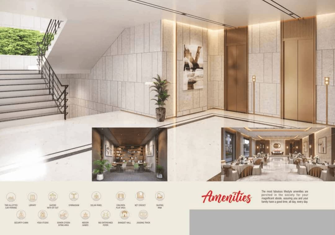 Premium Entrance Lobby & Amenities