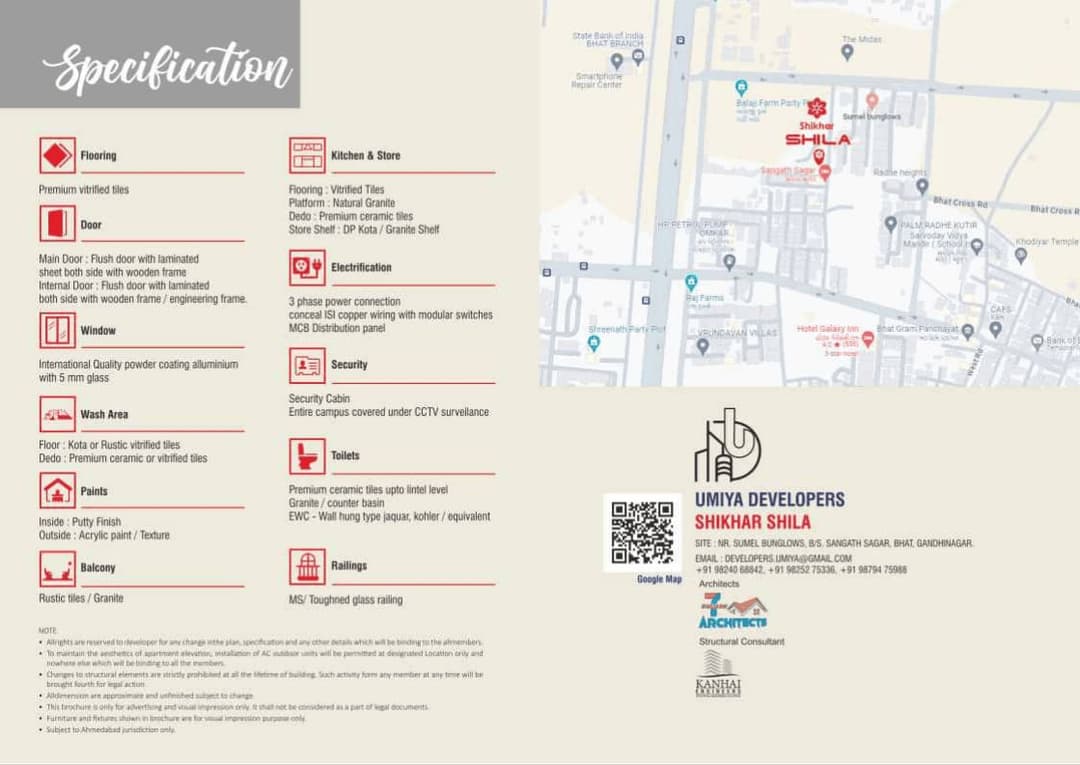 Specification & Map